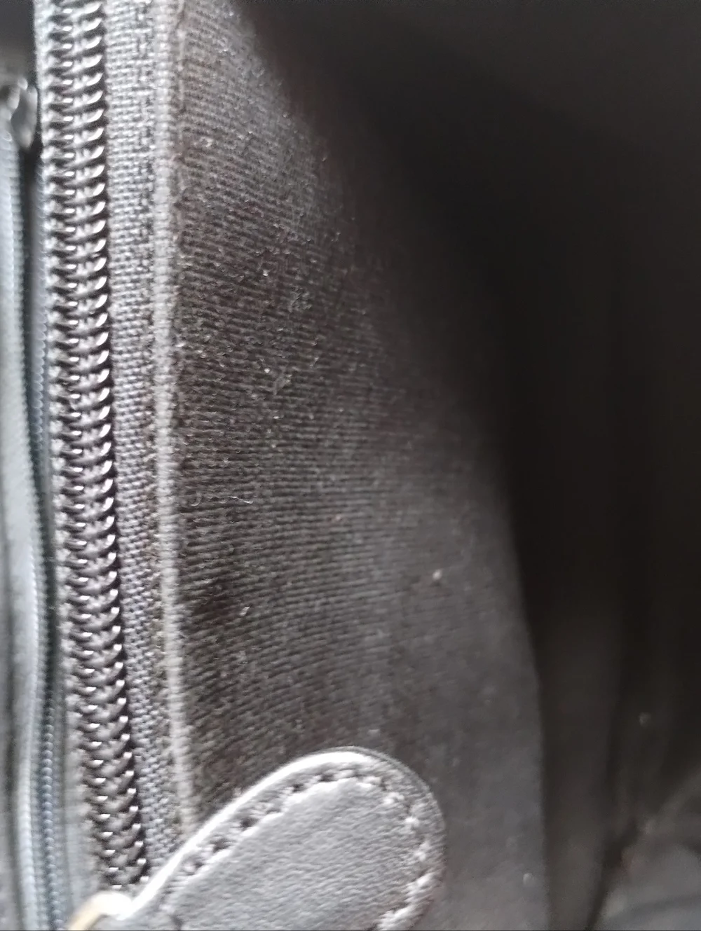 Fossil Black Leather Small Multi Organizer Crossbody Bag